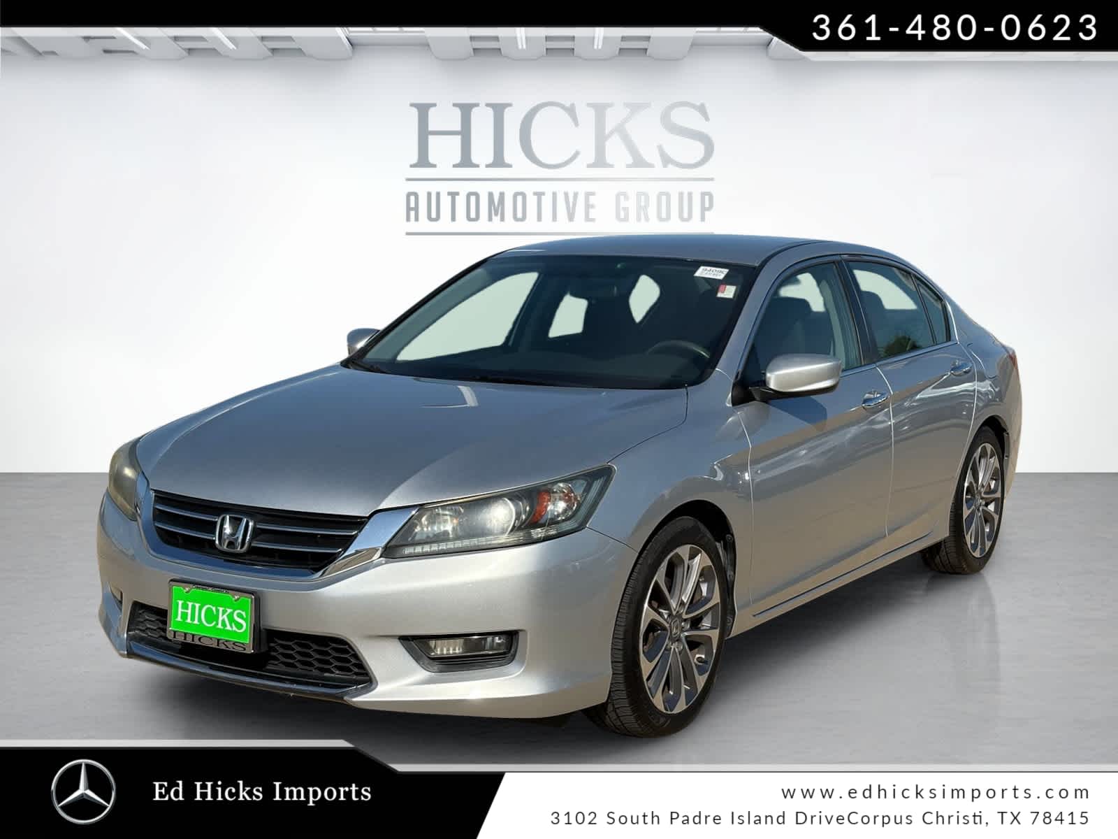 Used 2015 Alabaster Silver Metallic Honda Sport image 1
