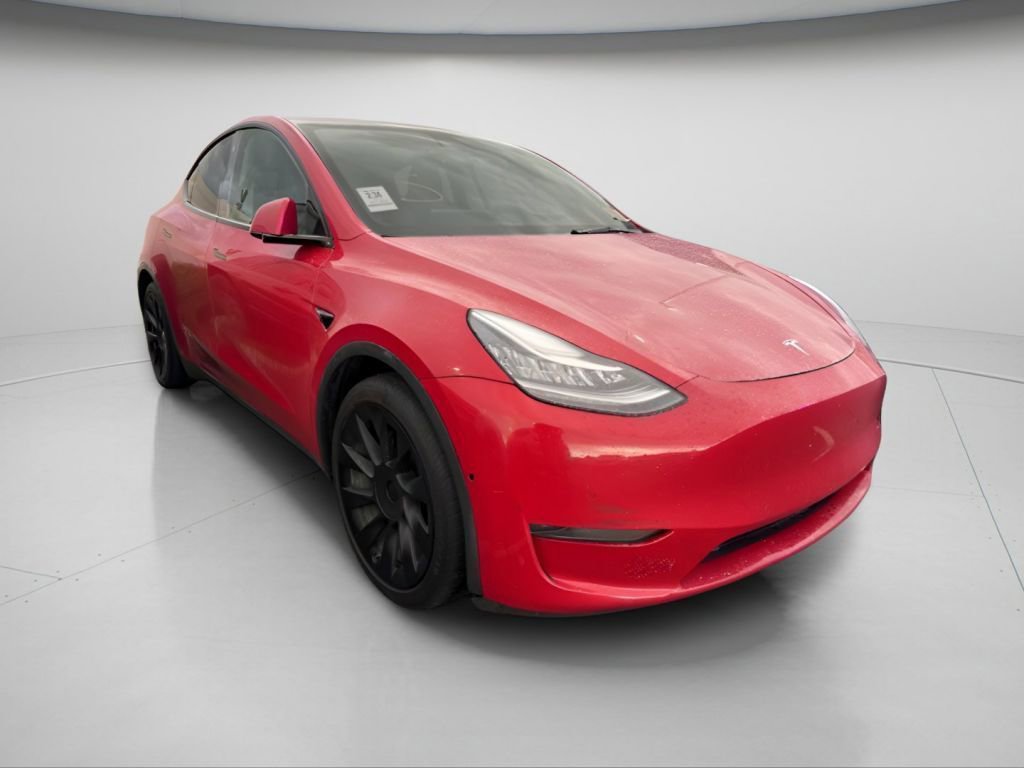 Used 2021 Tesla Model Y Long Range with VIN 5YJYGAEE4MF194466 for sale in Bountiful, UT