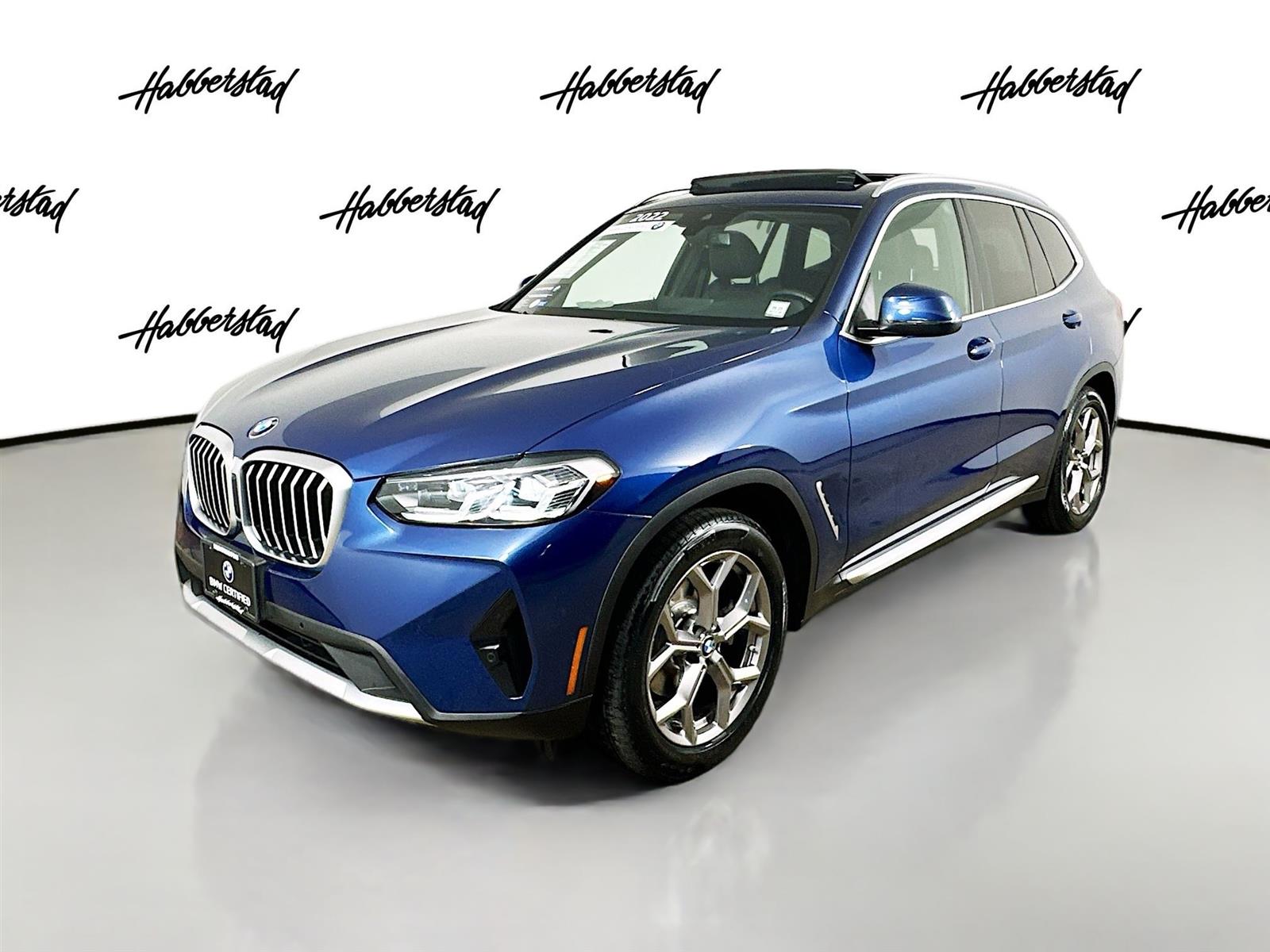 Certified Used 2022 Phytonic Blue Metallic BMW xDrive30i image 1