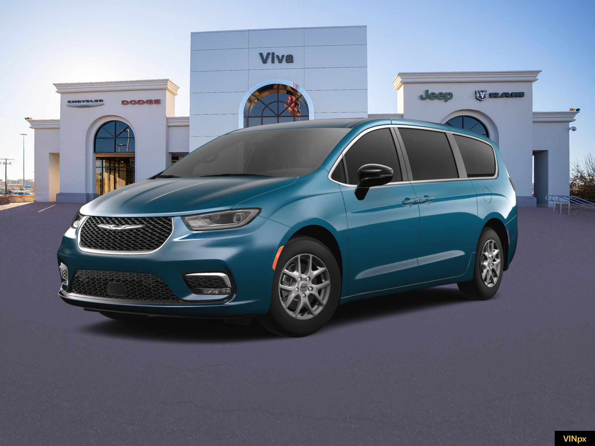 New 2025 Fathom Blue Pearl-Coat Exterior Paint Chrysler Select image 1