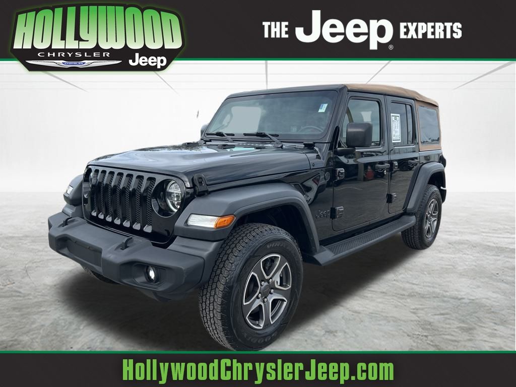 2020 Jeep Wrangler Unlimited Black and Tan's photo