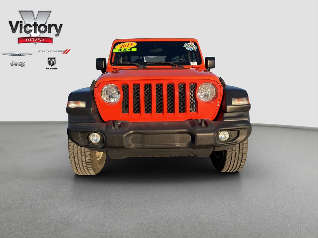 Used 2018 Jeep All-New Wrangler Unlimited Sport S with VIN 1C4HJXDN7JW279363 for sale in Kansas City