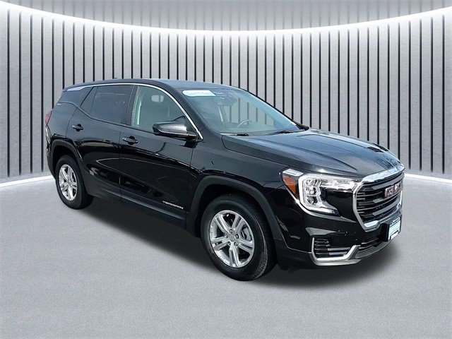 Used 2022 Ebony Twilight Metallic GMC SLE image 1