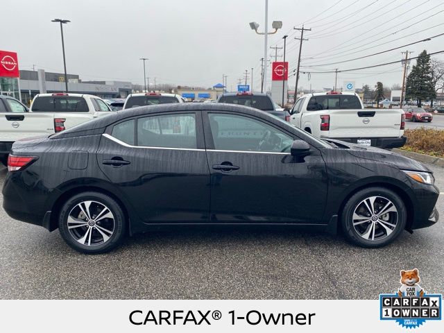 Certified 2021 Nissan Sentra SV with VIN 3N1AB8CV5MY329294 for sale in South Portland, ME
