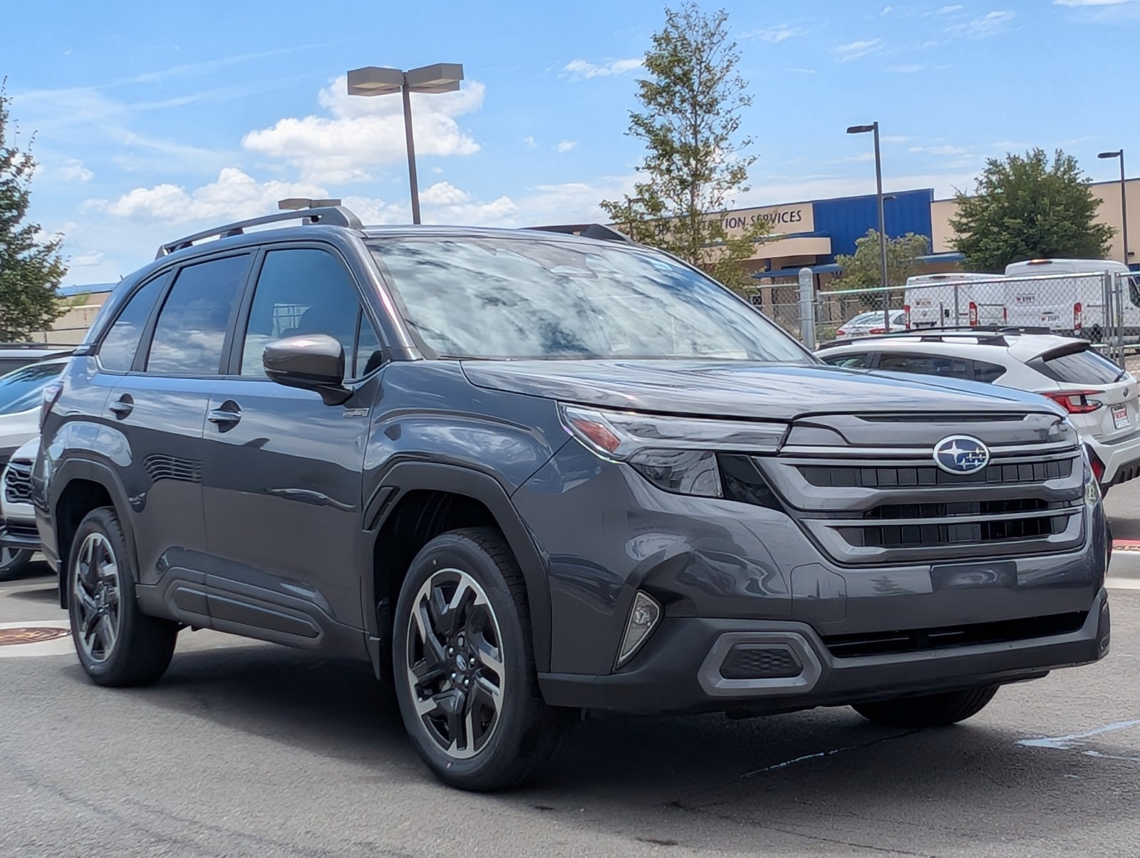 New 2025 Magnetite Gray Metallic Subaru Limited Hybrid image 1