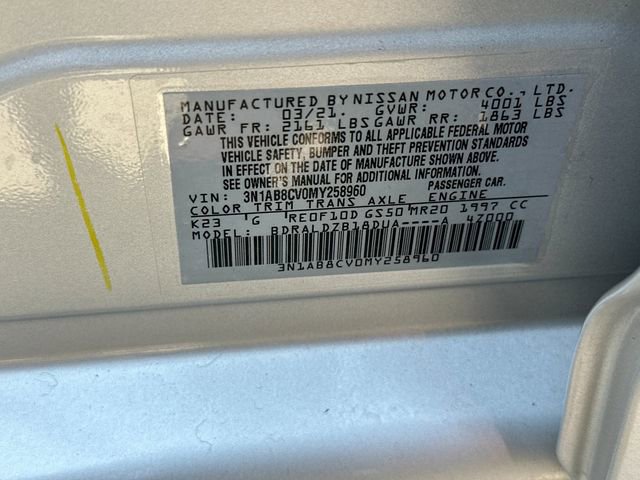 2021 Nissan Sentra SV photo 28
