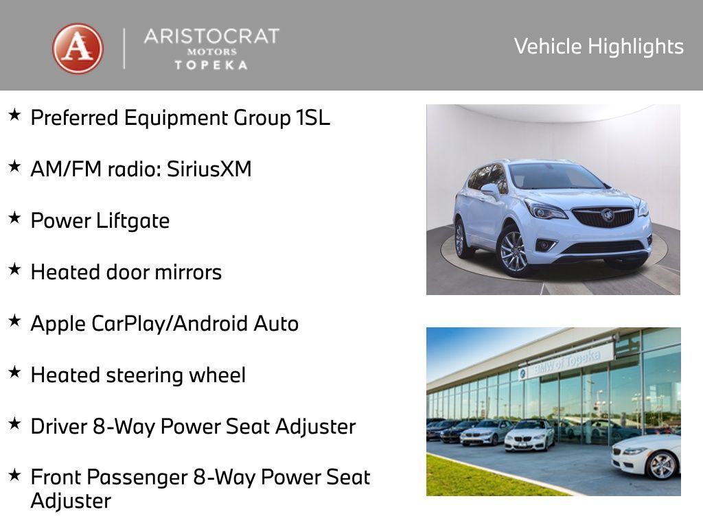 Used 2019 Buick Envision Essence with VIN LRBFXCSA8KD001257 for sale in Kansas City