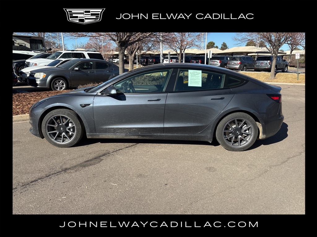 Used 2021 Tesla Model 3 Base with VIN 5YJ3E1EA7MF017259 for sale in Lone Tree, CO