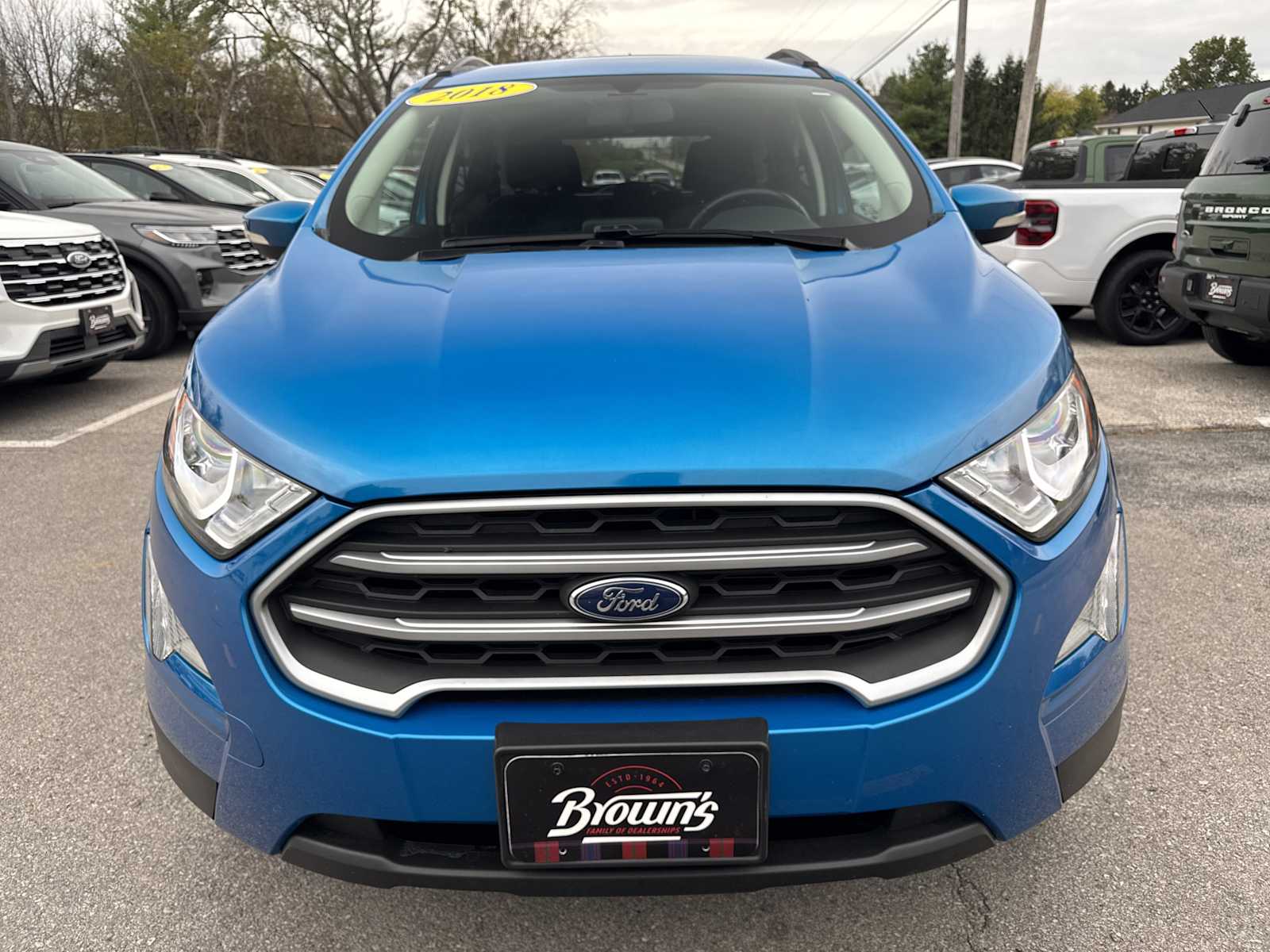 Used 2018 Ford Ecosport SE with VIN MAJ6P1UL7JC190370 for sale in West Branch, IA