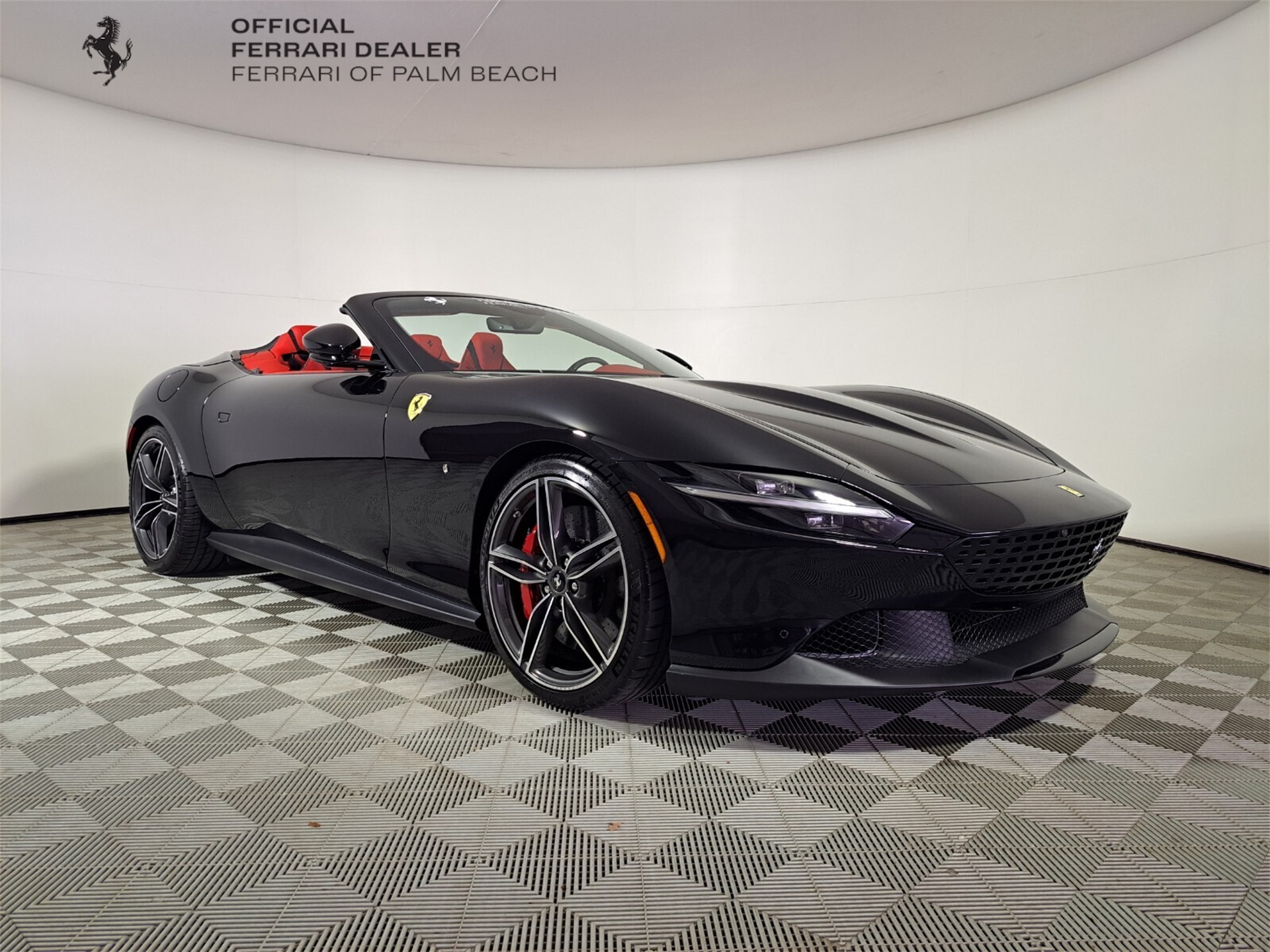 Certified Used 2024 Black Ferrari Base image 1