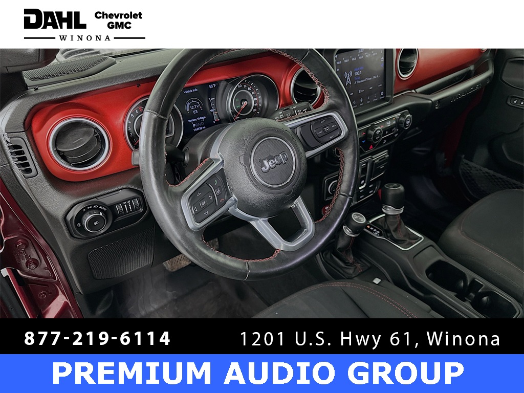 Used 2021 Jeep Wrangler Rubicon with VIN 1C4HJXCG4MW703461 for sale in Winona, Minnesota