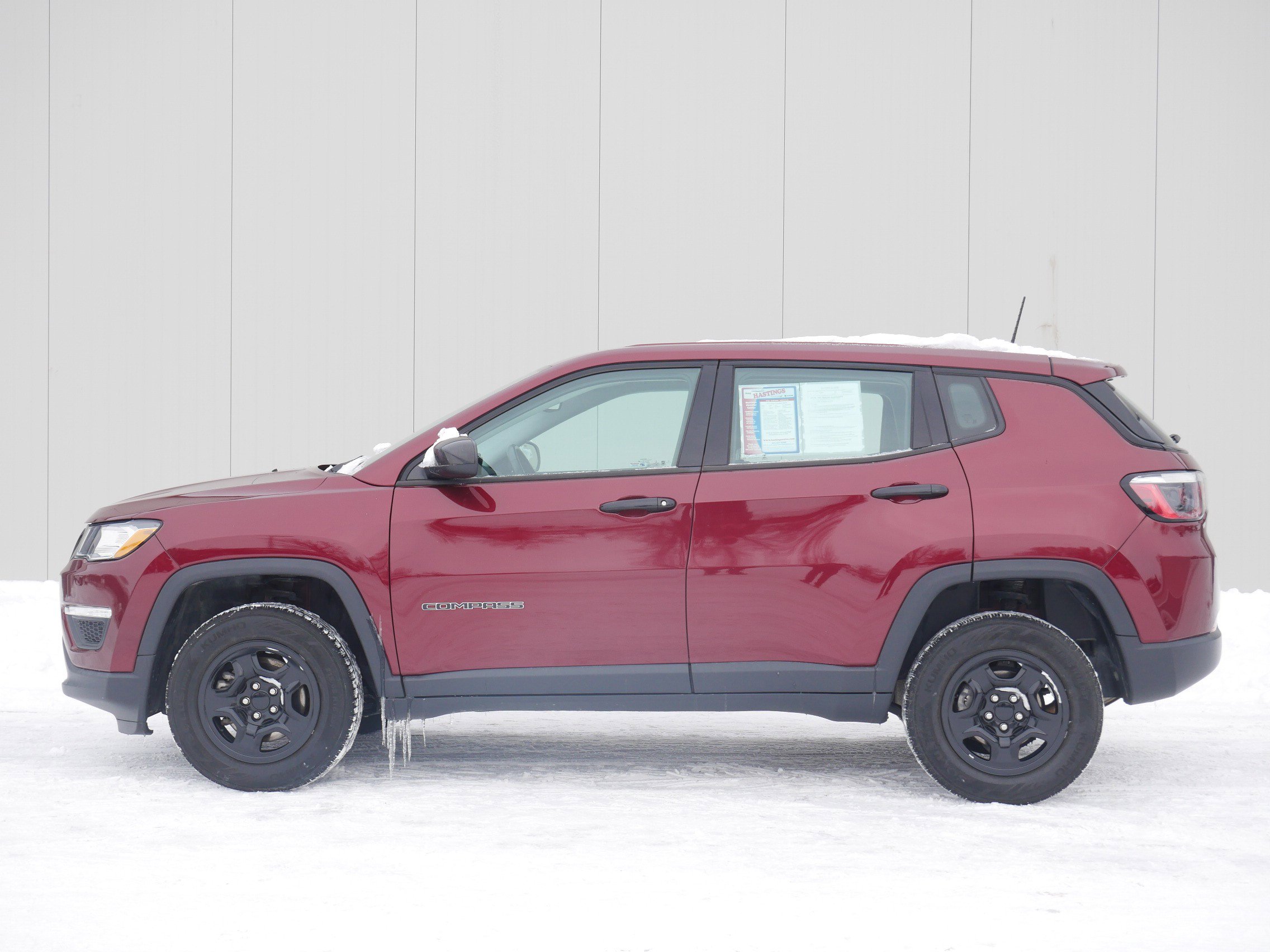 Used 2021 Jeep Compass Sport with VIN 3C4NJDAB1MT525295 for sale in Hastings, Minnesota