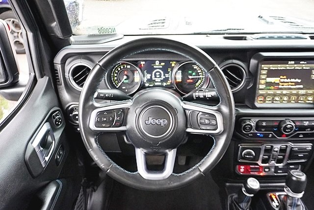 Used 2021 Gray Jeep Unlimited Rubicon 4xe image 20