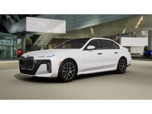 New 2025 Mineral White Metallic BMW 760i xDrive image 1