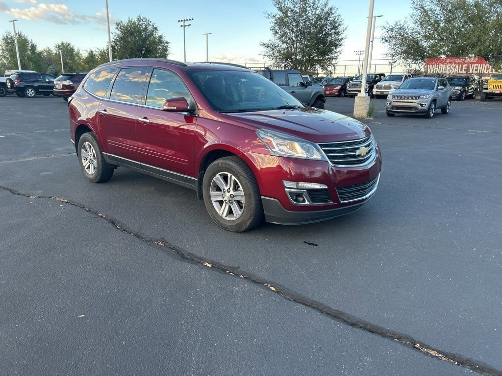 Used 2015 Chevrolet Traverse 1LT with VIN 1GNKRGKD4FJ375214 for sale in Bountiful, UT