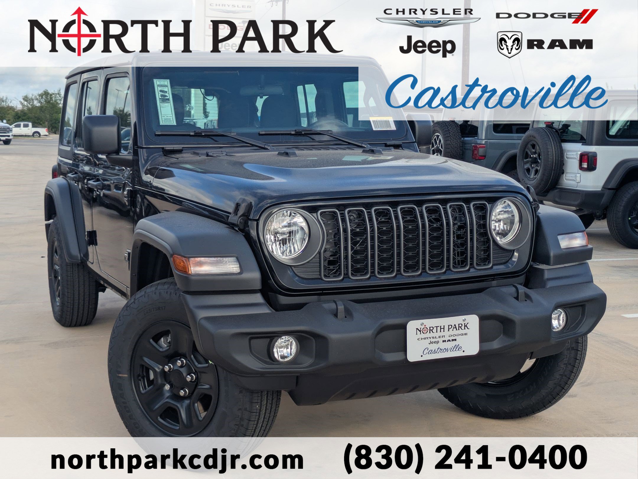 New 2025 Black Clear-Coat Exterior Paint Jeep Sport image 1