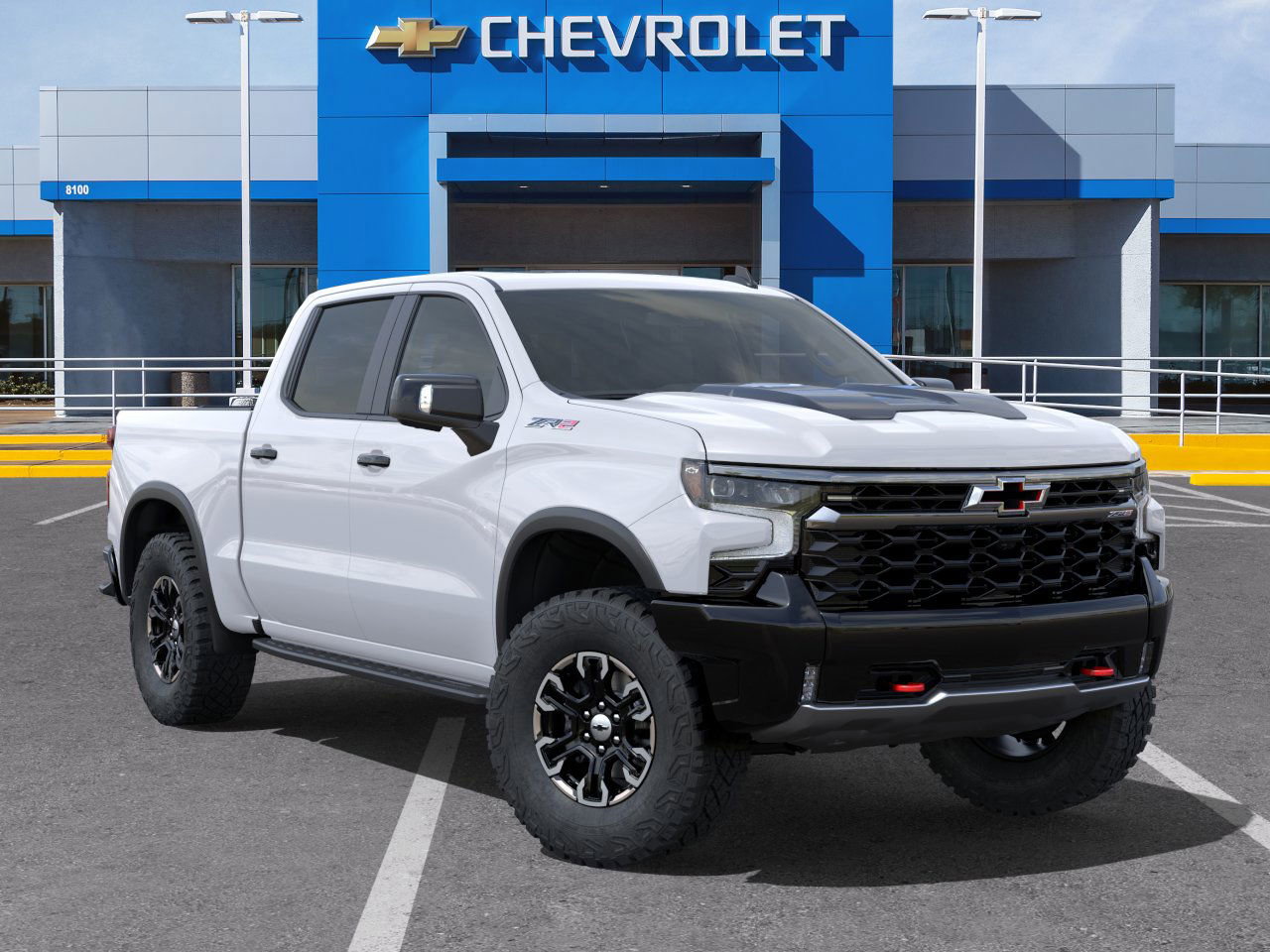 2025 Chevrolet Silverado 1500 ZR2 White at Classic Elite Chevrolet Hwy 6