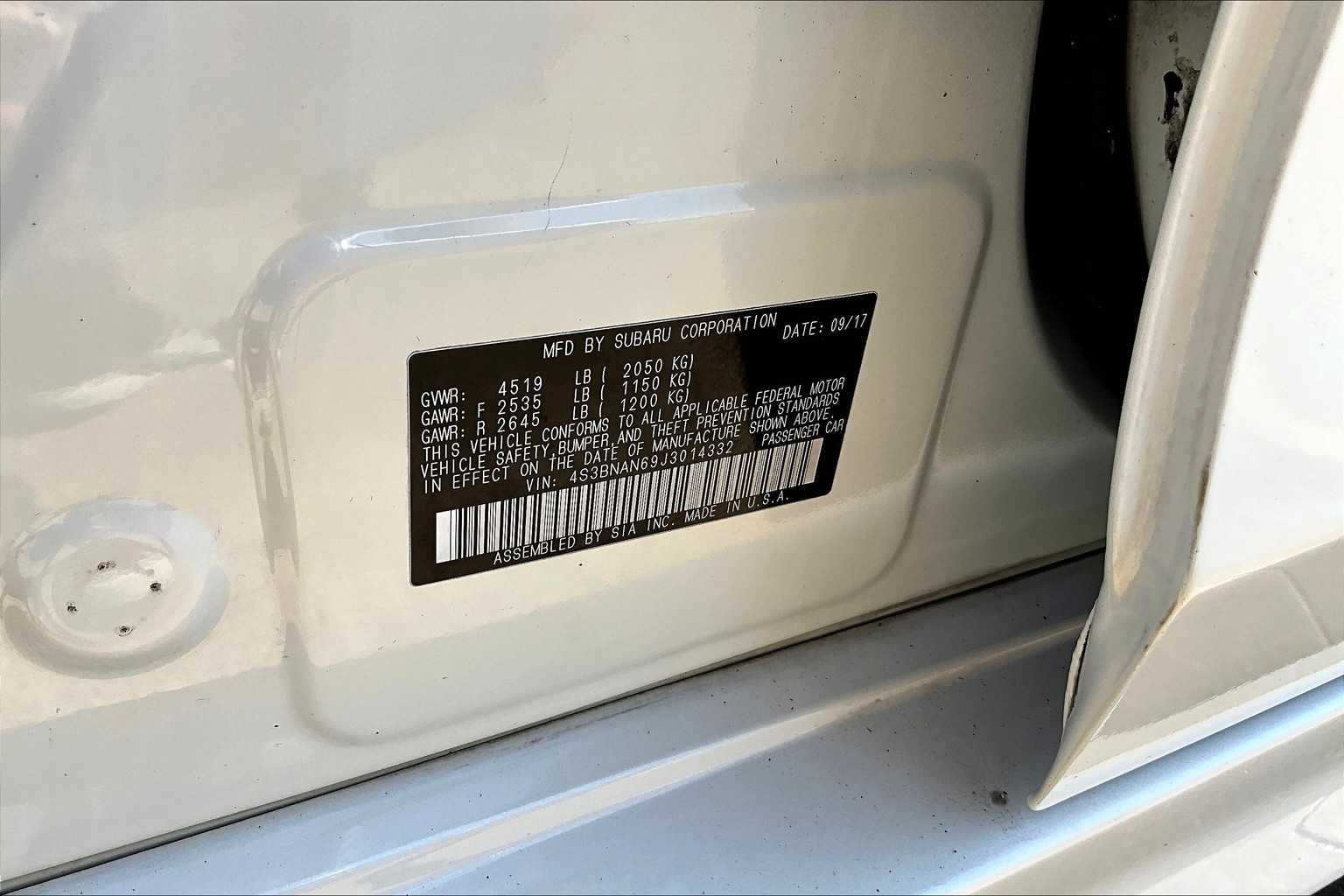 2018 Subaru Legacy Limited photo 30
