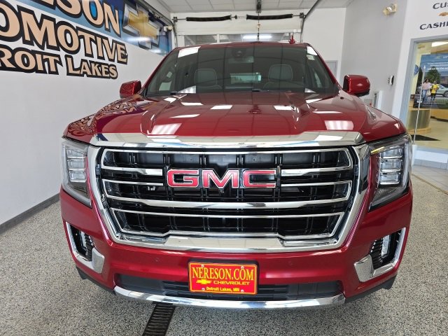 Used 2021 GMC Yukon SLT with VIN 1GKS2BKD7MR443573 for sale in Detroit Lakes, Minnesota