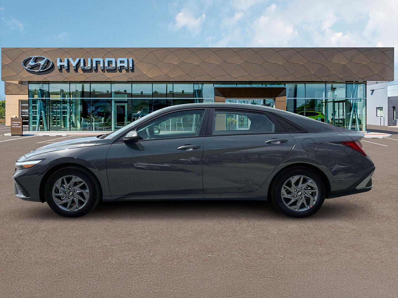 2025 Hyundai Elantra Hybrid Blue photo 3
