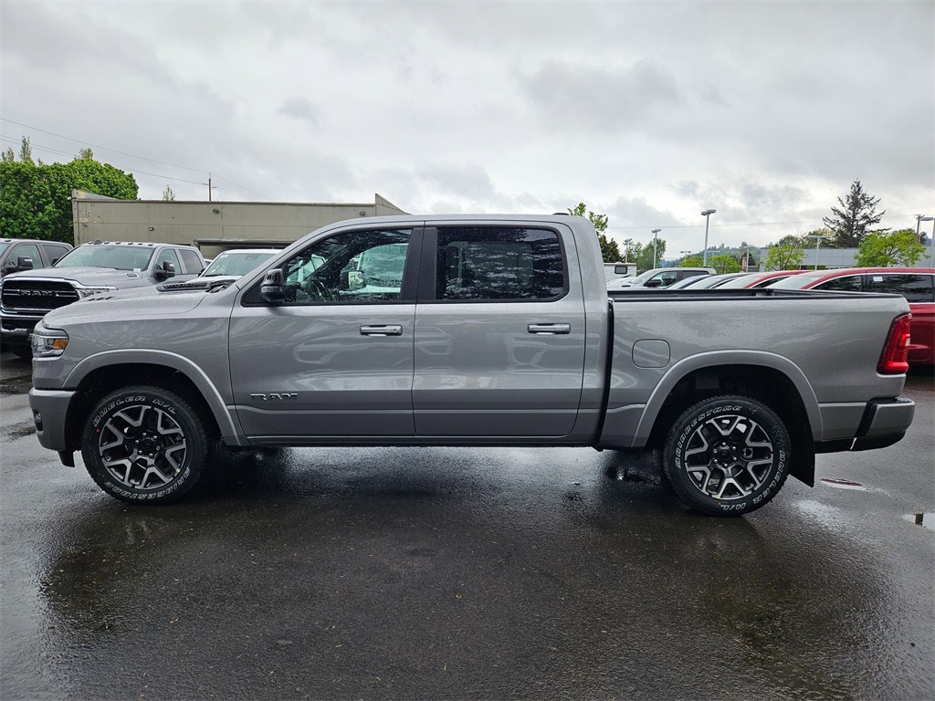 New 2025 Billet Silver Metallic Clear-Coat Exterior Paint RAM Laramie image 4