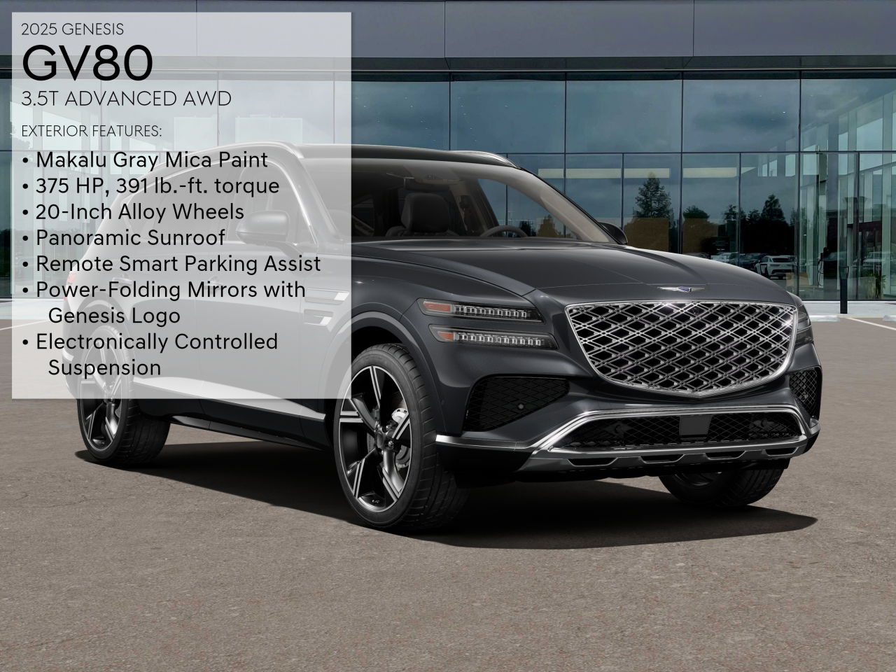 2025 Genesis GV80 3.5T Advanced AWD photo 3