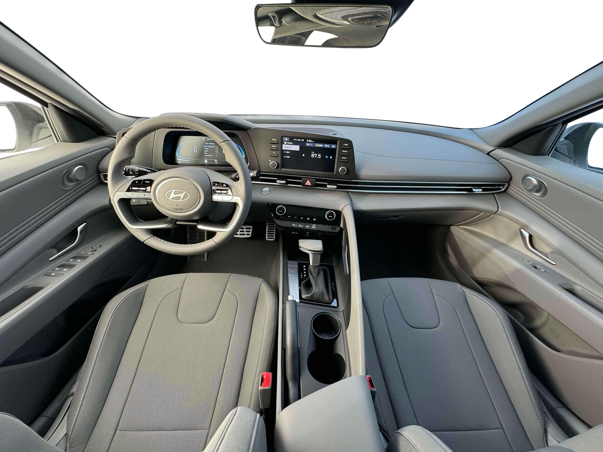 New 2025 White Hyundai SEL Sport image 13
