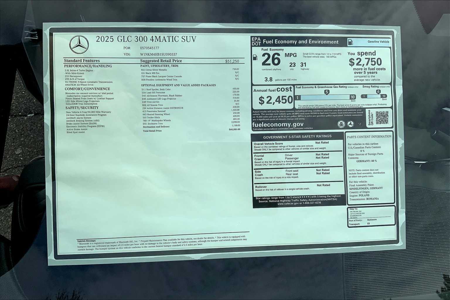 2025 Mercedes Benz GLC 300 4MATIC photo 23