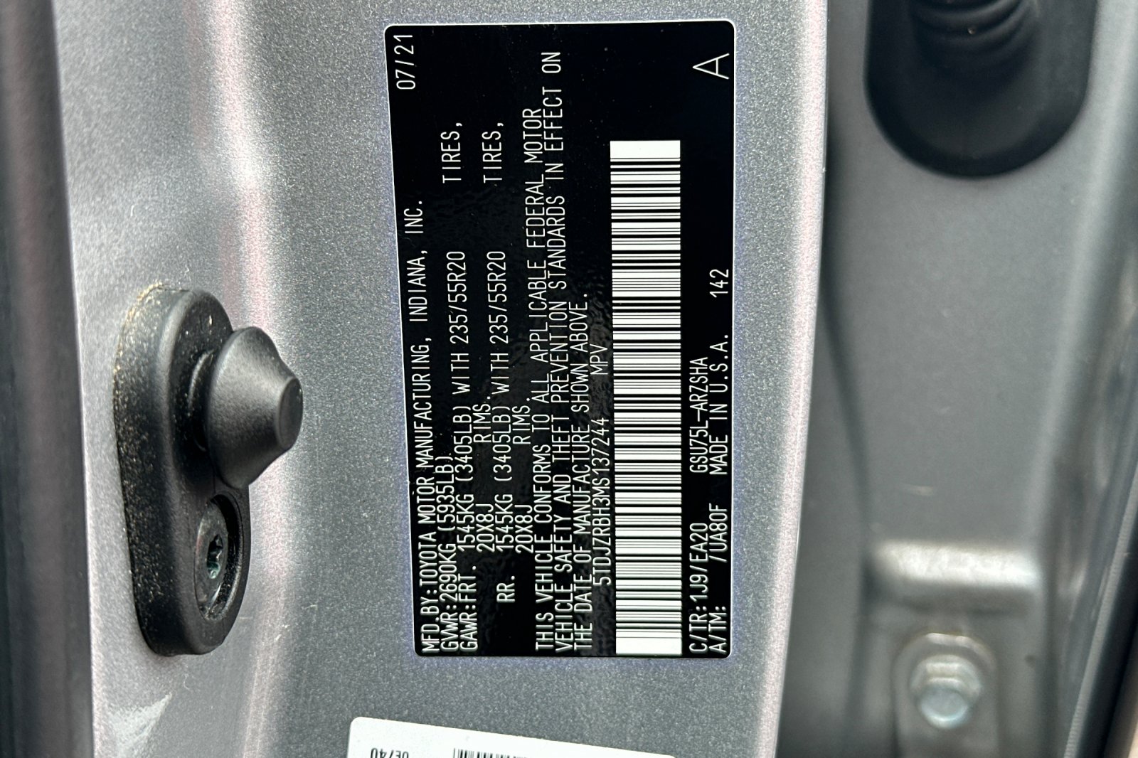 2021 Toyota Highlander XSE photo 29
