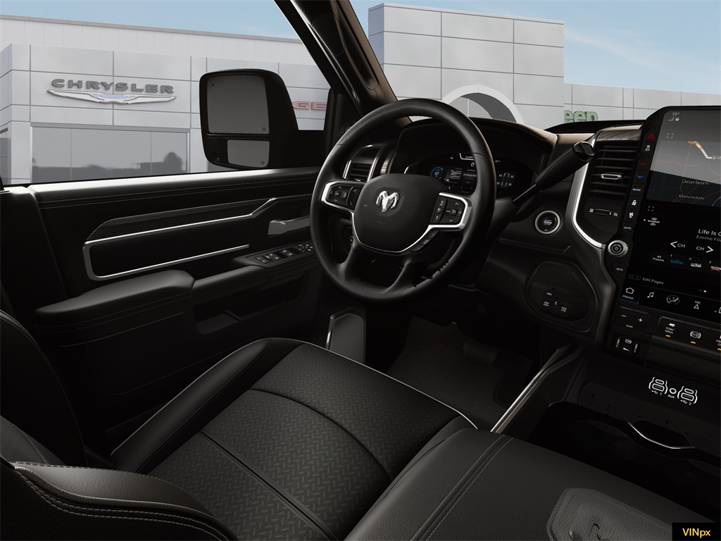 New 2026 Ceramic Gray Clear-Coat Exterior Paint RAM Laramie Night Edition image 54