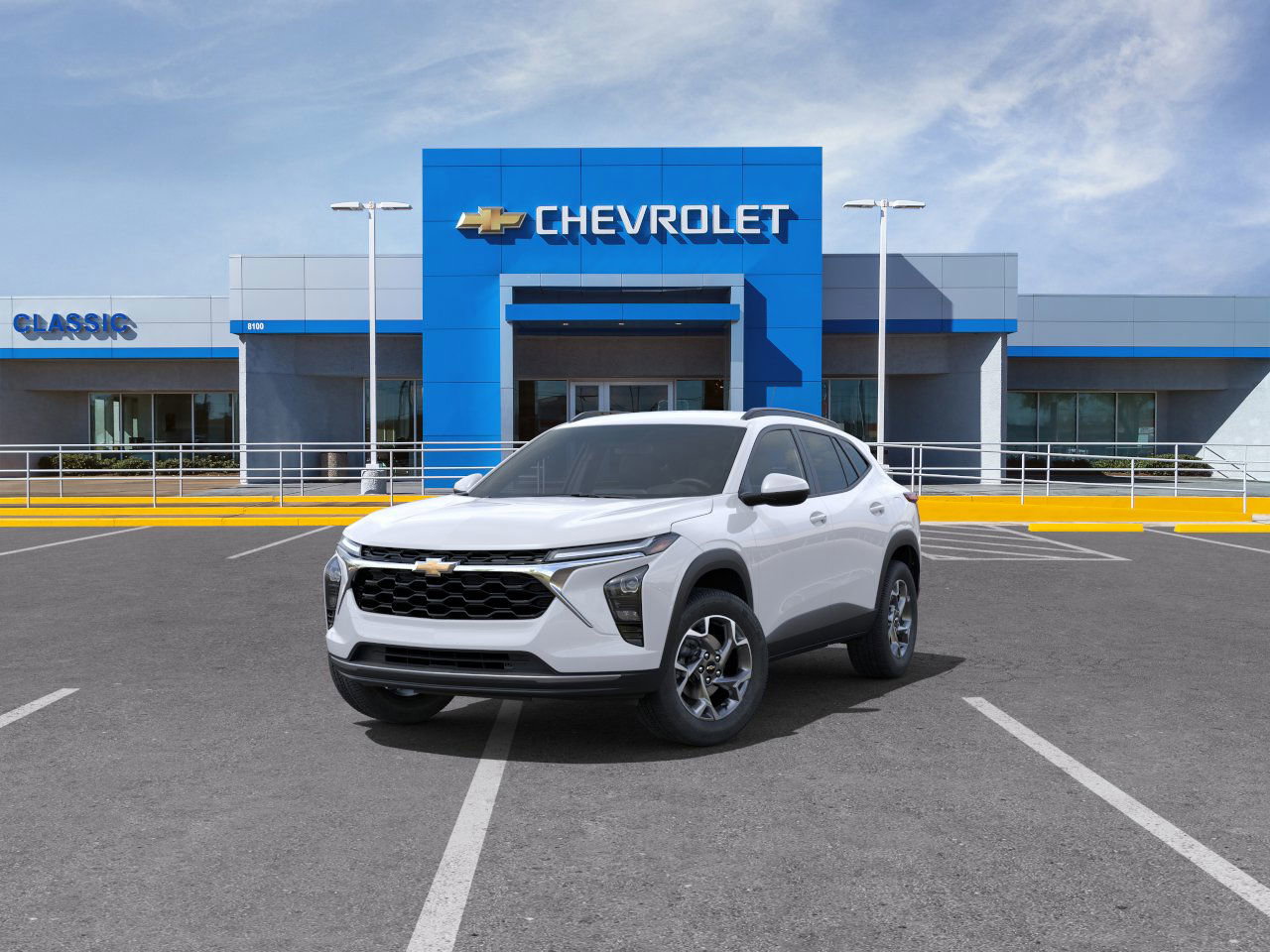2025 Chevrolet Trax LT White at Classic Elite Chevrolet Sugar Land
