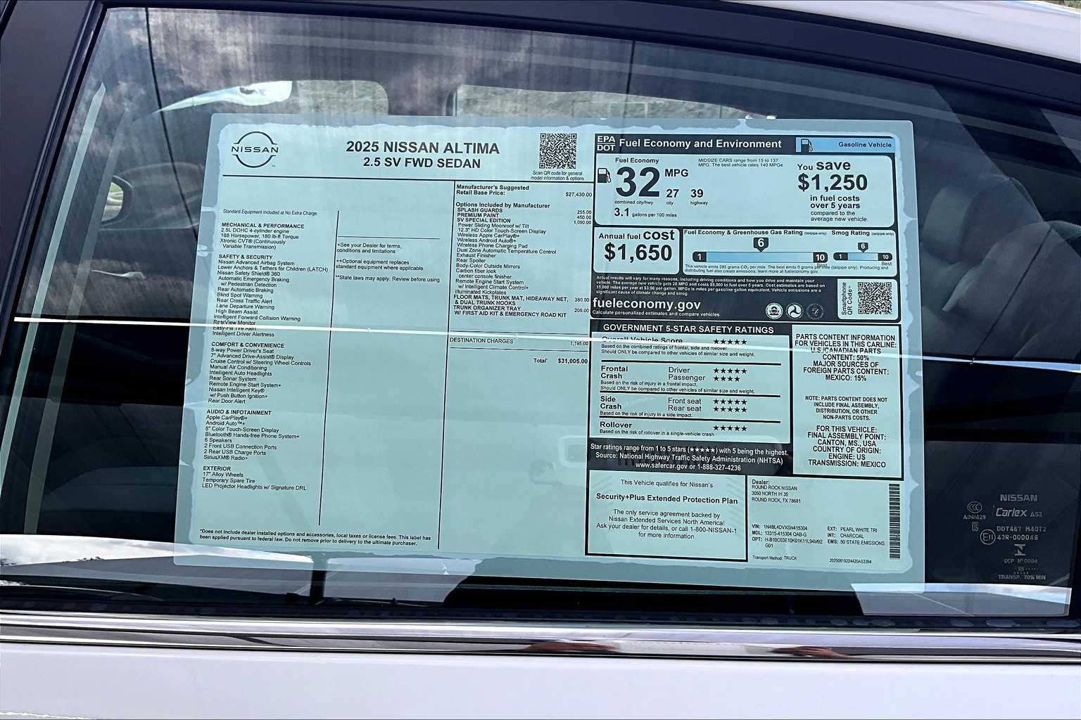 2025 Nissan Altima SV photo 18