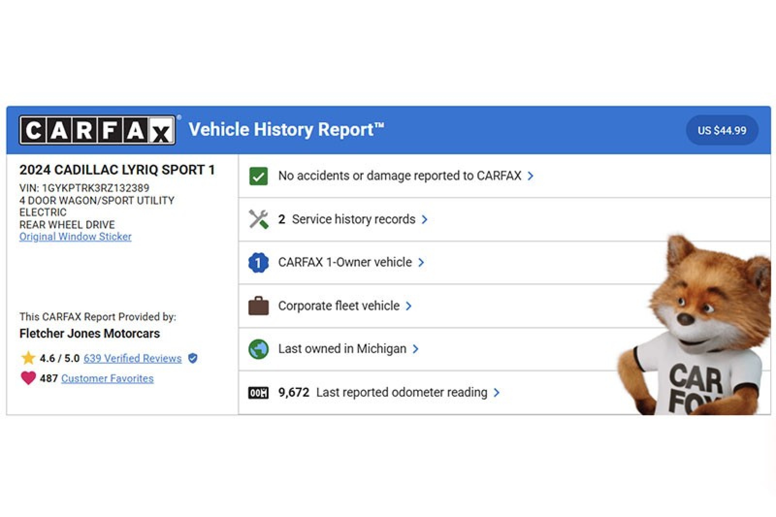 Used 2024 Cadillac LYRIQ Sport 1 with VIN 1GYKPTRK3RZ132389 for sale in Costa Mesa, CA