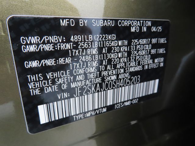 2025 Subaru Forester Wilderness photo 23