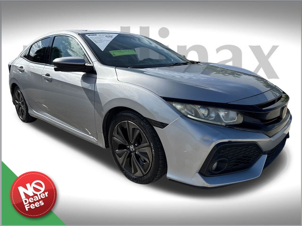 Certified 2018 Honda Civic Hatchback EX with VIN SHHFK7H50JU229955 for sale in Lake Park, FL