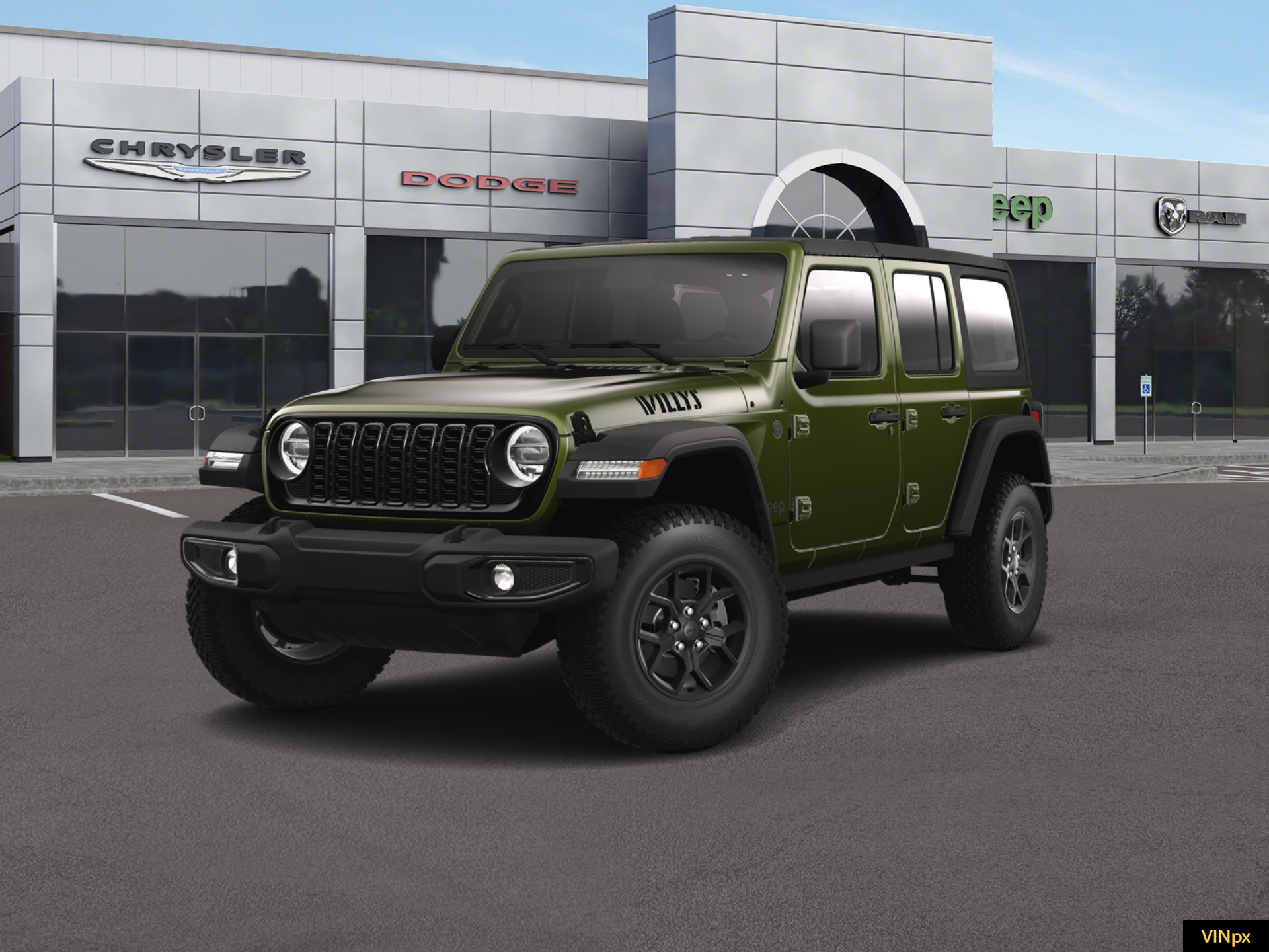 New 2024 Jeep Wrangler Willys Sport Utility in Costa Mesa 