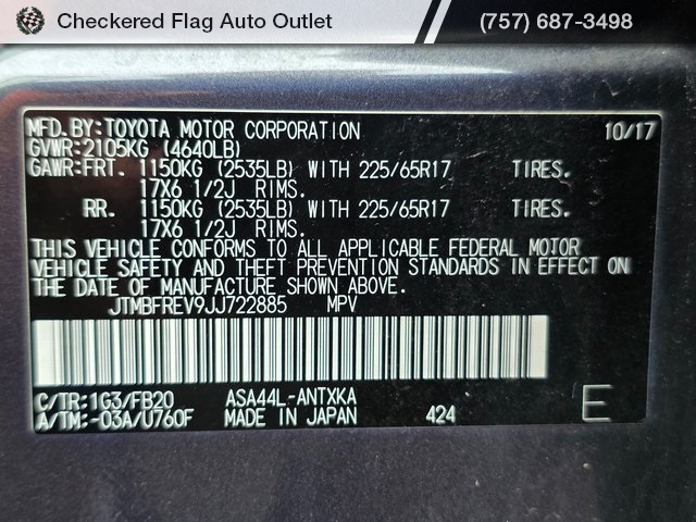 2018 Toyota RAV4 LE photo 18