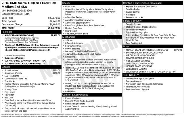 2016 GMC Sierra 1500 SLT's photo