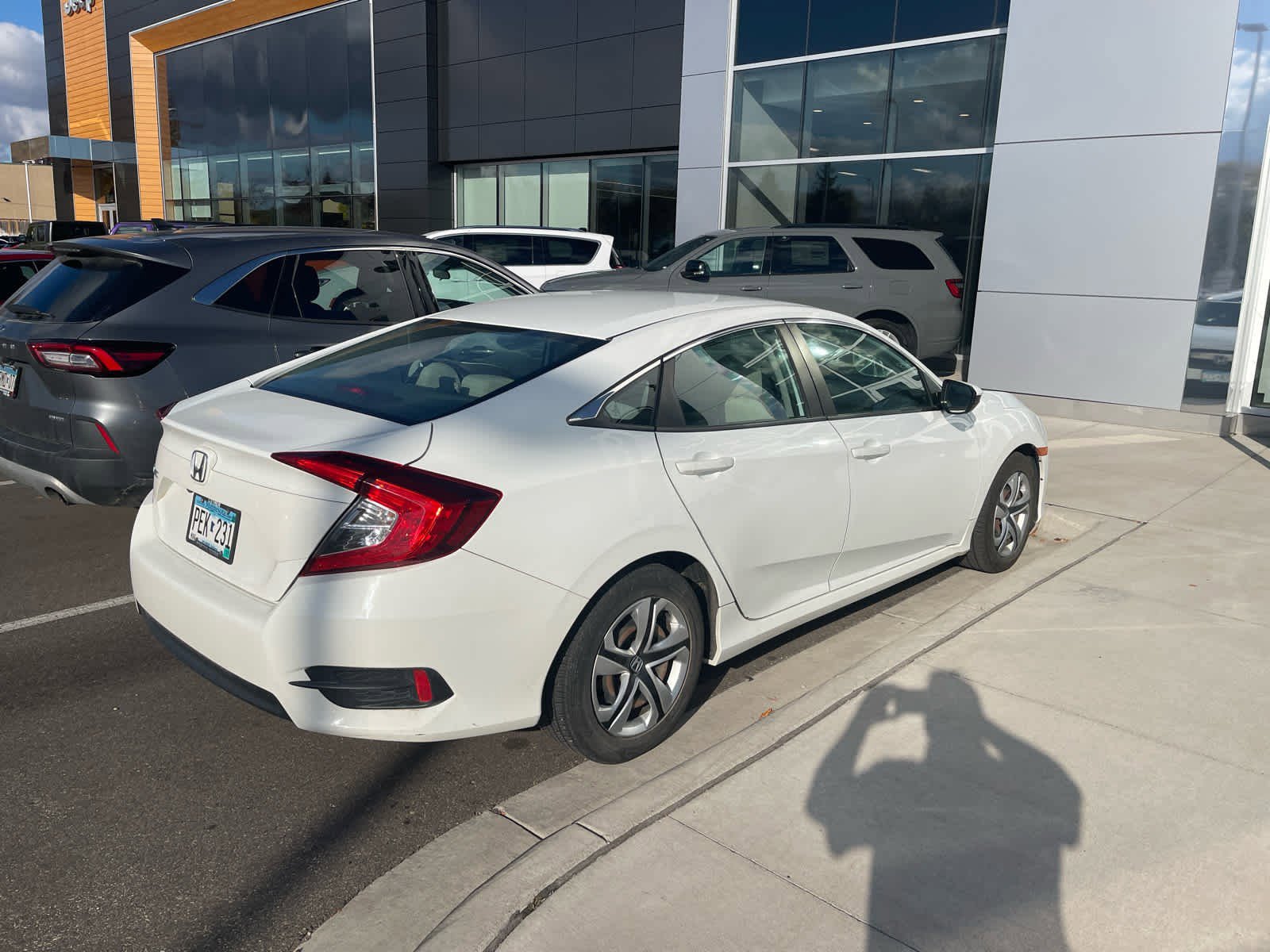 Used 2016 Honda Civic LX with VIN 19XFC2F59GE085504 for sale in Brooklyn Park, MN