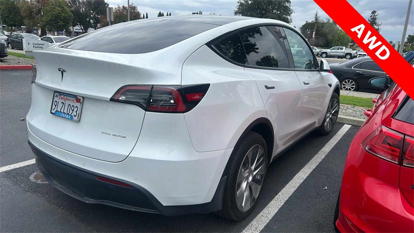 Used 2022 Tesla Model Y Long Range with VIN 7SAYGDEE1NF357659 for sale in Kansas City