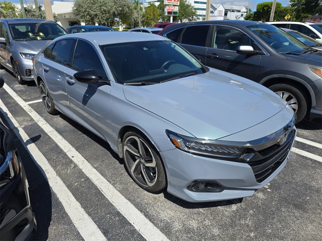 Certified 2022 Honda Accord Sport SE with VIN 1HGCV1F45NA082891 for sale in Kansas City