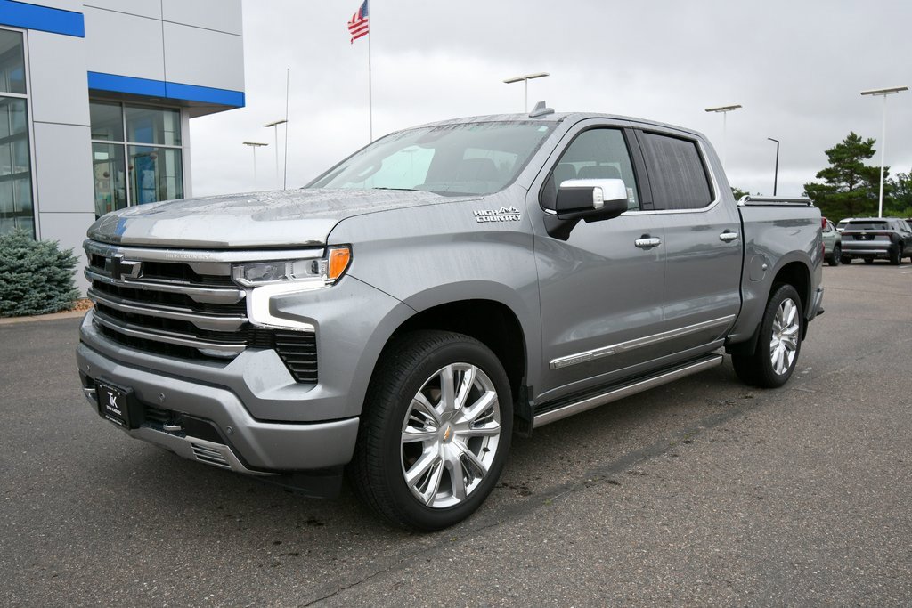 Certified 2024 Chevrolet Silverado 1500 High Country with VIN 1GCUDJEL6RZ194928 for sale in North Branch, Minnesota