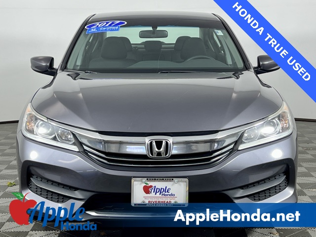 Certified 2017 Honda Accord LX with VIN 1HGCR2F32HA060577 for sale in Riverhead, NY