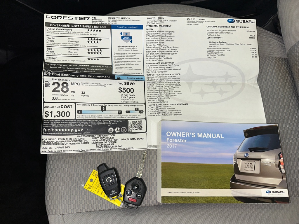 2017 Subaru Forester Premium photo 16