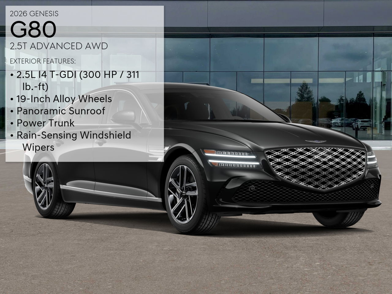 2026 Genesis G80 2.5T Advanced photo 3