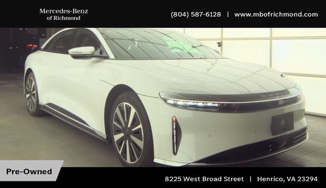 Used 2024 Lucid Air Pure with VIN 50EA1PGA2RA002098 for sale in Richmond, VA