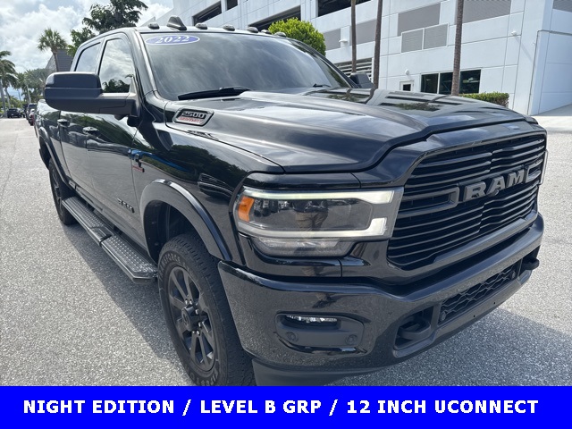 Used 2022 Diamond Black Ram Laramie image 1