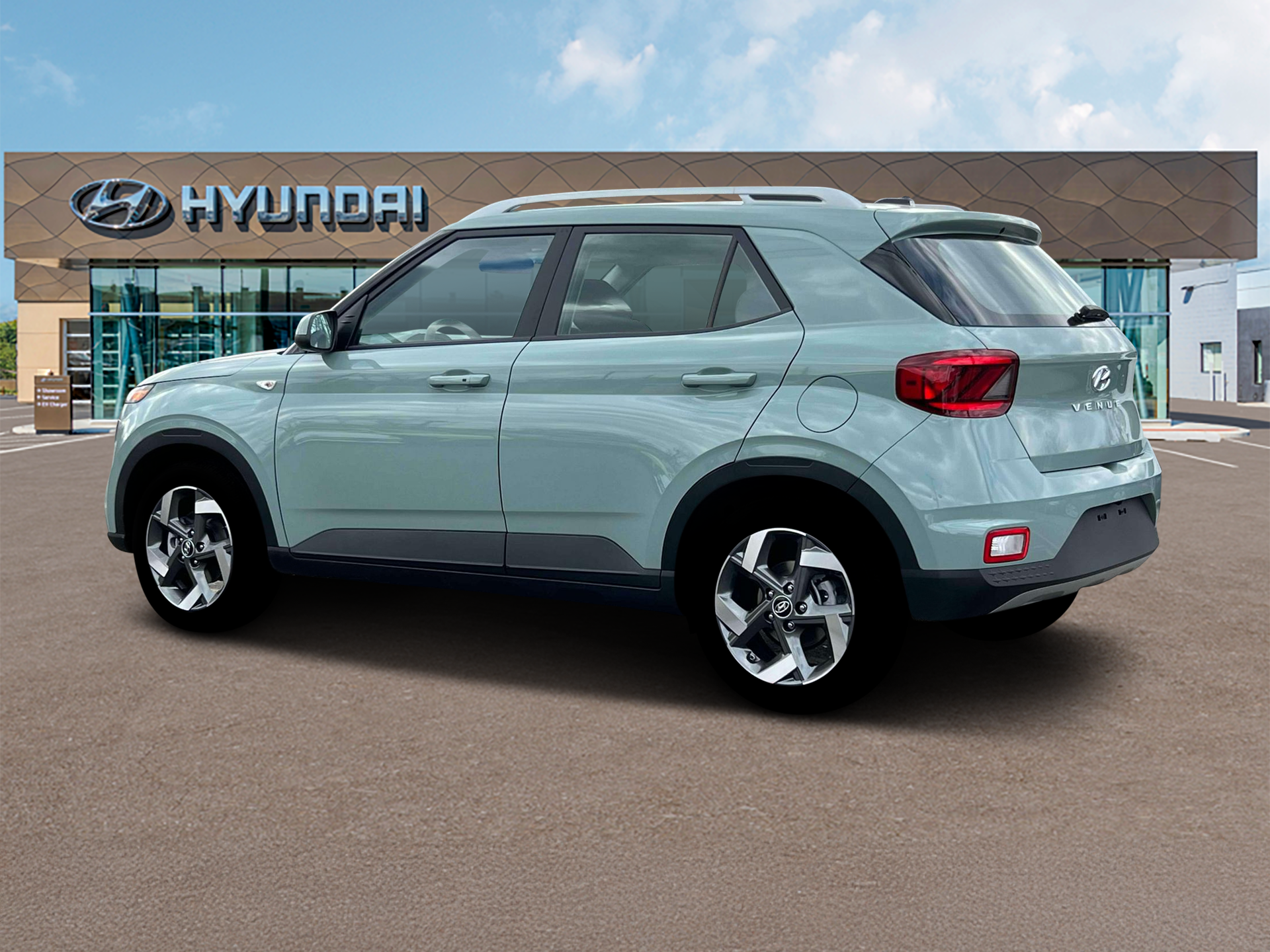 New 2025 Green Hyundai SEL image 4