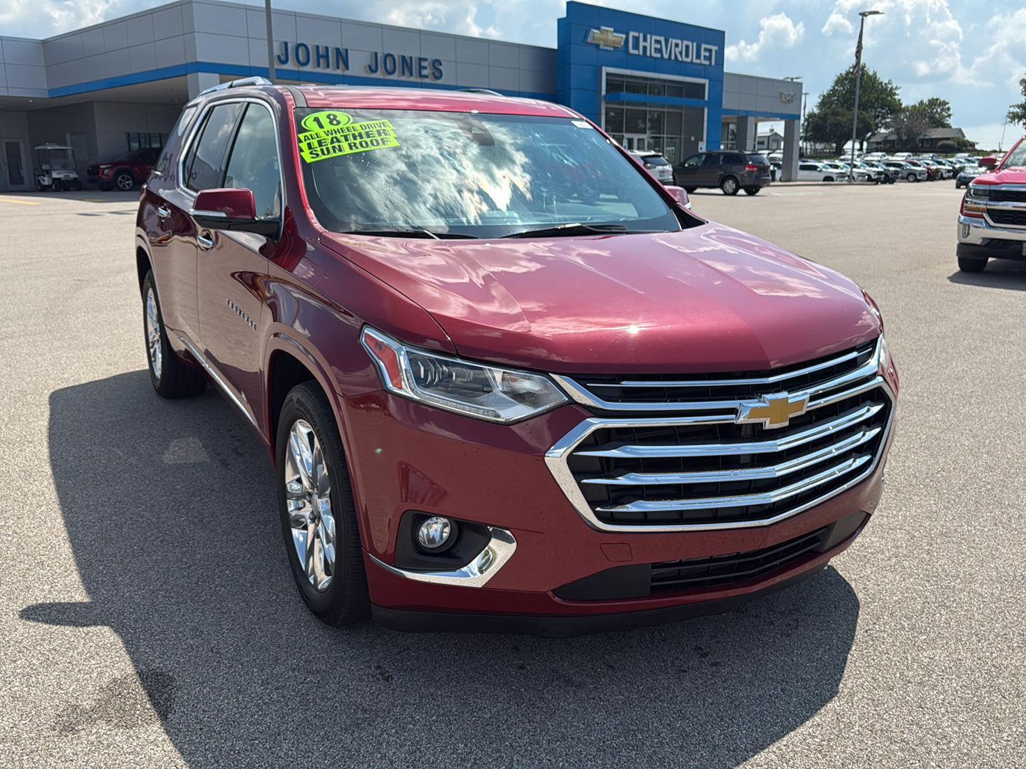 Used 2018 Chevrolet Traverse High Country with VIN 1GNEVKKW5JJ202730 for sale in Salem, IN