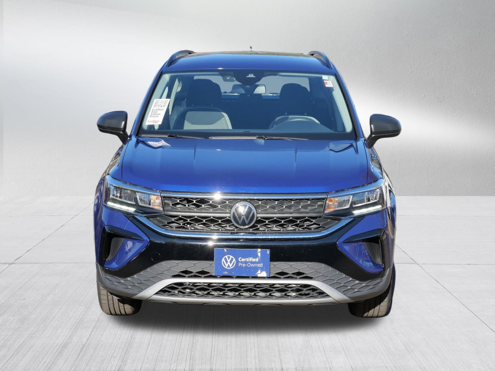 Certified 2022 Volkswagen Taos S with VIN 3VVMX7B20NM050116 for sale in Burnsville, Minnesota